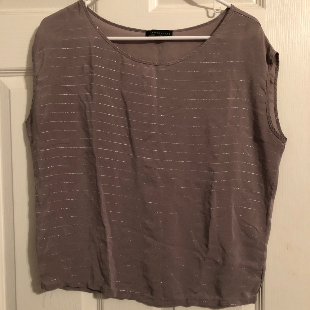 F21 Beige Blouss